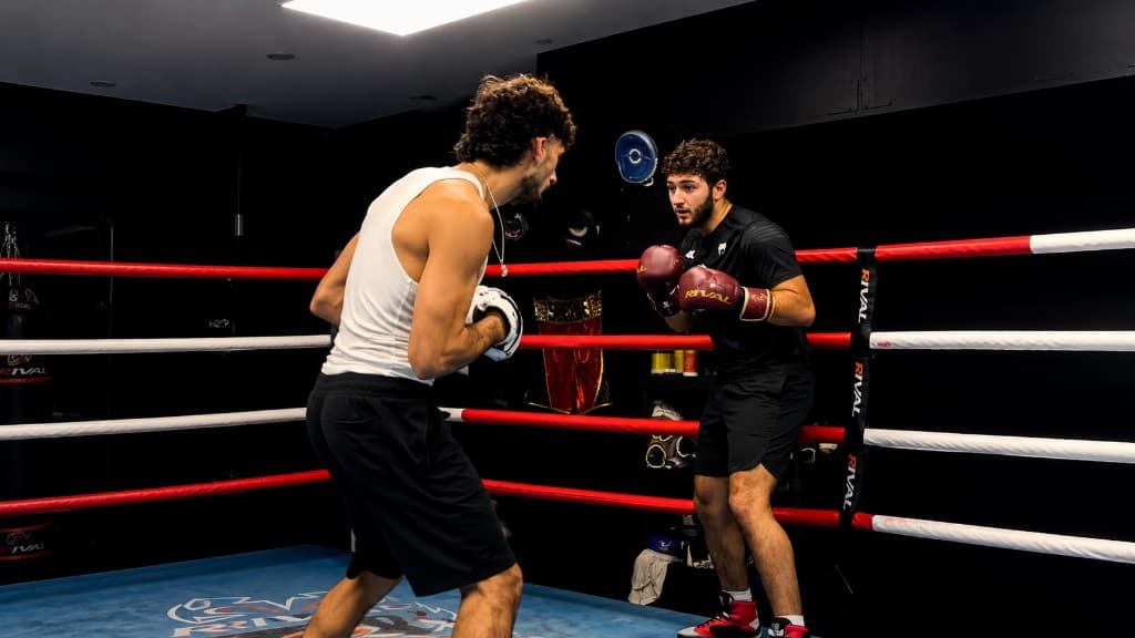 One-on-one private boxing training in the ring at SBT Boxing